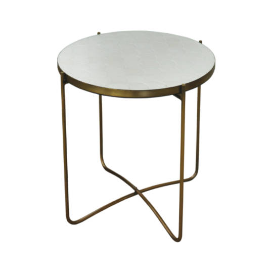 Clifton White Tile Table